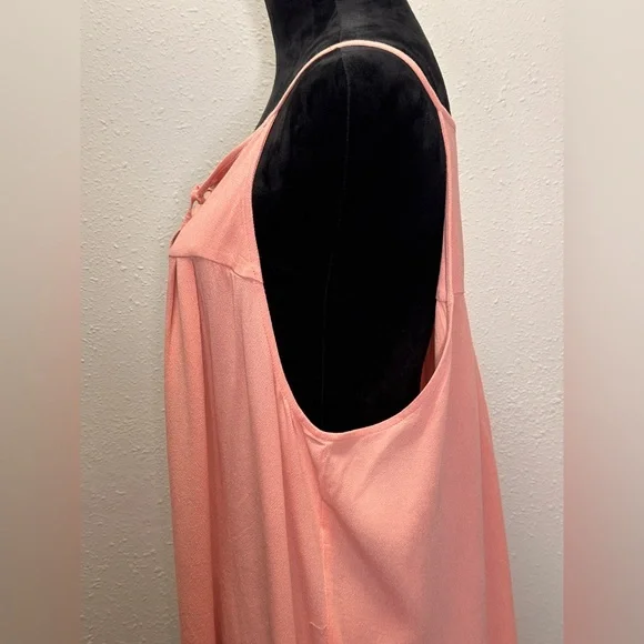 143 Story by Line Up Pink Boho Tassel Tie Top – 3X - Picture 2 of 6